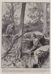 Ucieczka pana Winstona Churchilla z Pretorii w oczekiwaniu na nadchodzącą noc