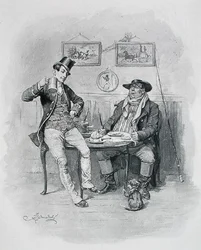 The Two Wellers, z „The Pickwick Papers” Charlesa Dickensa napisanej w 1837 r.