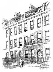 Dom Dickensa, 48 Doughty Street, Londyn, 1912.