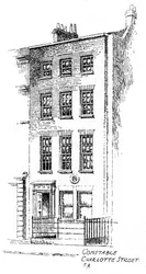 Dom Johna Constables, Charlotte Street, Bloomsbury, Londyn, 1912