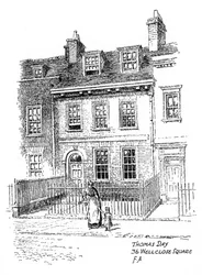 Dom Thomasa Days, 36 Wellclose Square, Whitechapel, Londyn, 1912.