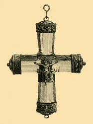 Kryształowy krucyfiks, ok. 1550, 1881 r.