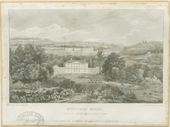 Etruria Hall: grawerowanie, bd [ok. 1830] (druk)