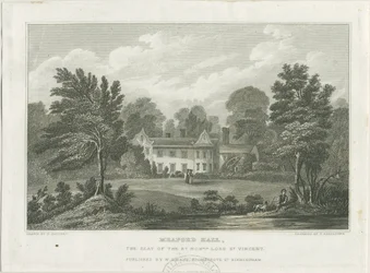 Meaford Hall: grawerowanie i [? połowa XIX wieku]