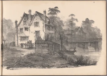 Jeden z serii sześćdziesięciu szkiców domków. Londyn, 1825.