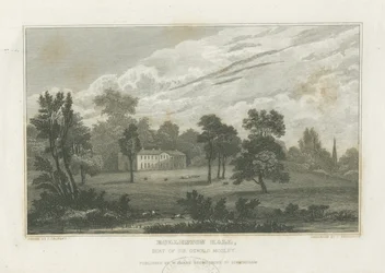 Rolleston Hall: grawerowanie i [połowa XIX wieku] (druk)