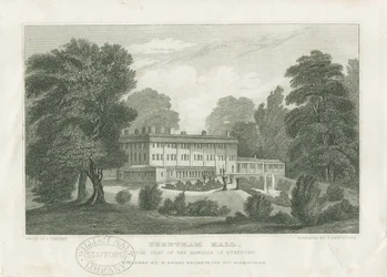 Trentham Hall: grawerowanie, bd [ok. 1830] (druk)