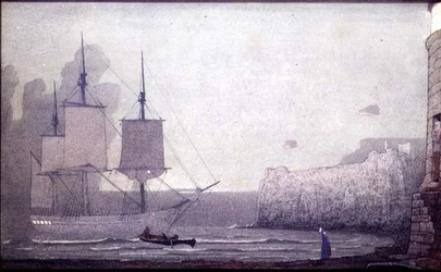 Pożegnanie (tempera na pokładzie)