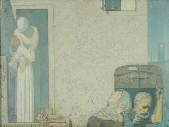 Pożegnanie, ok. 1907 (tempera na płótnie)