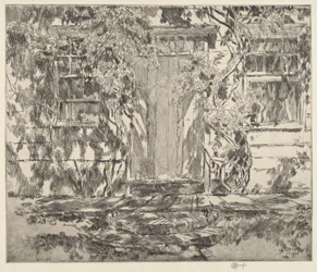 Stare drzwi, Easthampton, 1920.