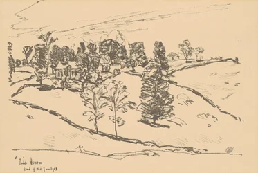 Mały dom szkolny, kraina Nod, 1918.