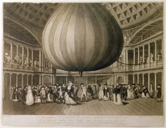 Widok wnętrza Panteonu, Oxford Street, Londyn, 1785 (akwatinta)