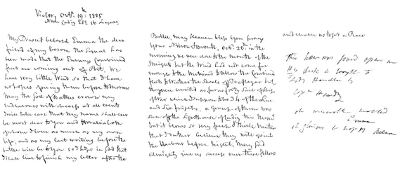 List admirała Lorda Nelsona do Lady Hamilton, 1805 1865.