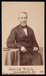 Portret Ashbela Welcha 1809-1882, maj 1874.
