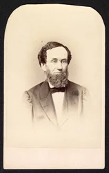 Portret niezidentyfikowanego mężczyzny, około 1860 roku.