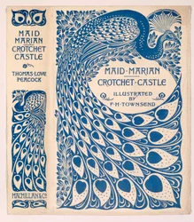 Kurtka książki "Maid Marian" i "Crotchet Castle" Thomas Love Peacock, opublikowana w 1900 r.