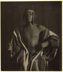 Wódz etiopski, 1897, wydrukowany ok. 1902