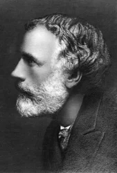 George Meredith, angielski powieściopisarz i poeta, ok. 1909.