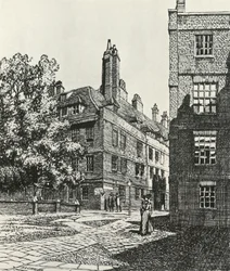 Cliffords Inn w City of London, 1903, 1934.