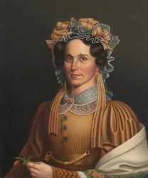 Dama w brązie, ok. 1855.
