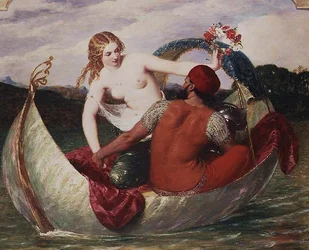 Perłowa łódź, ok.1845