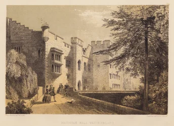 Brougham Hall, Westmoreland (akwatinta)