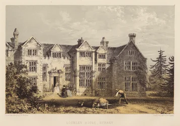 Loseley House, Surrey (akwatinta)