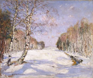 Cienie na śniegu, ok. 1890-1918