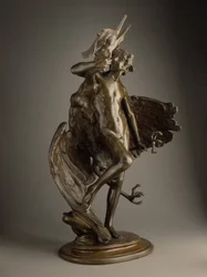 Młody Faun i Czapla