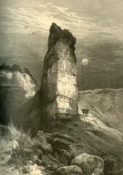„Pomnik Skała, Kanion Echa”, 1874.