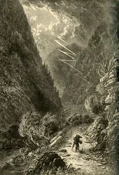 „Tonący bieg, nad Tyrone”, 1874.