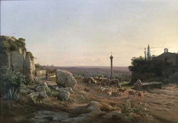 W pobliżu studni, Tivoli, niedaleko Rzymu