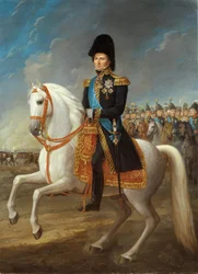 Portret Jeana Baptiste Jules Bernadotte (1763-1844), marszałka Francji, króla Szwecji i Norwegii