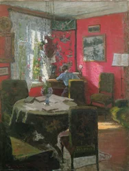 Wnętrze (olej na płótnie)