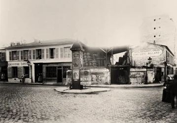 28 rue Vercingetorix, Paryż (zdjęcie czarno-białe)