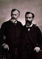 Emmanuel Benner (1836-96) i Jean Benner (1836-1906), z „Galerie Contemporaine”, ok. 1874-78 (zdjęcie czarno-białe)
