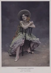 Lise Berry, francuska aktorka (kolorowe zdjęcie)