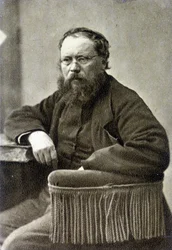 Pierre Joseph Proudhon (1809 - 1865). Francuski teoretyk socjalistyczny, prekursor anarchizmu.