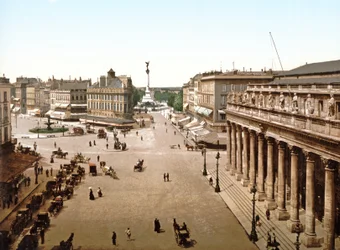 Place de la Comedie, Bordeaux, 1890-1900