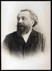 Portret Catulle Mendesa (1841-1909), francuskiego poety.