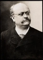 Portret Charlesa Lecocqa (1832-1918), francuskiego kompozytora muzycznego.