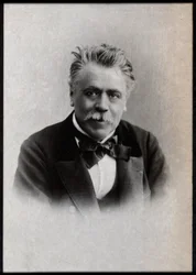 Portret Henri Francois Becque (1837-1899), francuskiego dramaturga.