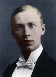 Serge Prokofiew (zdjęcie ręcznie kolorowane)