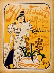 A. Plakaty Anouls do zbierania i dekoracji, Rue Racine, Paryż