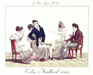 Gra Colina-Maillarda (Blind Mans Buff), ok. 1810-20