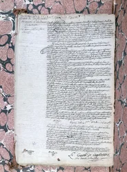 Relacja z konfrontacji między hrabiną de la Motte a Cagliostro podczas procesu dotyczącego naszyjnika Queens, 24 maja 1786