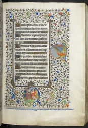 Dodaj Ms 18850 f.42r Book of Hours (The Bedford Hours) c.1410-30 (tusz, kolor i złoto na welinie)