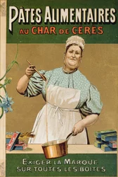 Reklama makaronu Au Char de Ceres, ok. 1900