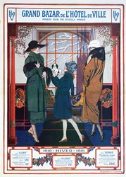 Reklama Ratuszowego Wielkiego Bazaru, zima 1919