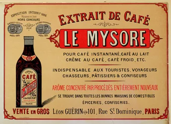 Reklama ekstraktu kawy Le Mysore